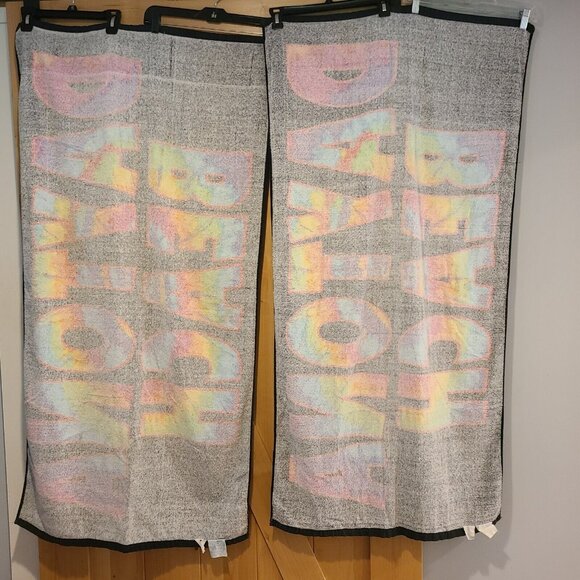 Lot of 2 Vintage Daytona Beach Tie Dye Terry Beach Towel 53x27 - Picture 2 of 14